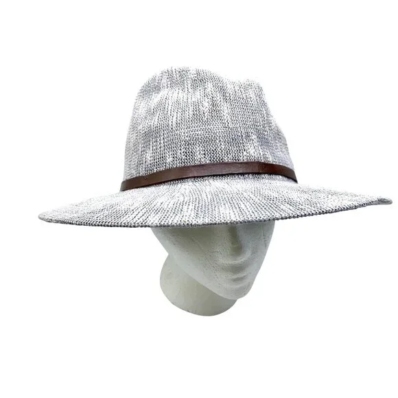 Anthropologie Tan Wide-Brim Fedora with Braided Leather Band Anthropologie Hats for Women for sale | eBay main image 3